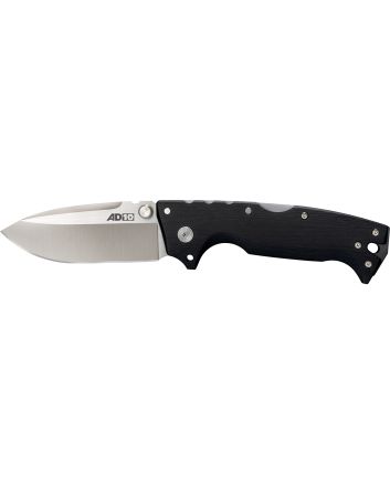Cold Steel CS28DD AD-104" Folding Drop Point Plain S35VN SS Blade/Black G10 Handle Includes Pocket Clip