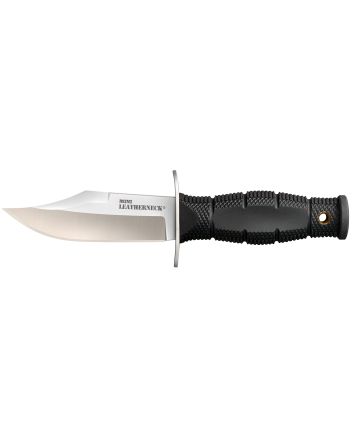 Cold Steel CS39LSAB LeatherneckMini 3.50" Fixed Clip Point Plain 8Cr13MoV SS Blade/3.25" Black Contoured Kray-Ex Handle Includes Sheath