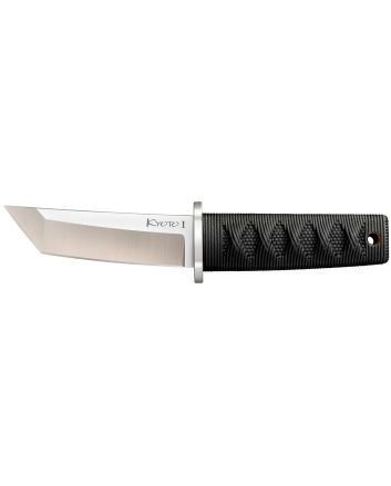 Cold Steel CS-17DA Kyoto I 3.25" Fixed Plain Tanto 8Cr13MoV SS Blade/Black Contoured Kray-Ex Handle