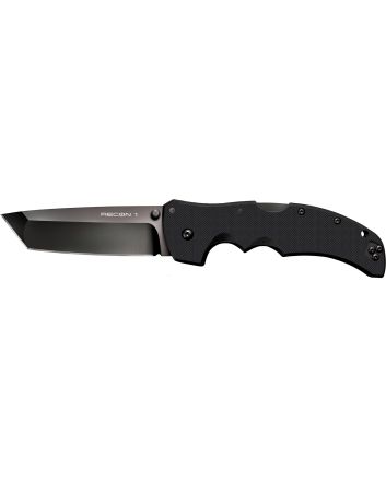Cold Steel CS27BT Recon 1 4" Folding Tanto Plain DLC Coated American S35VN Blade/ Black Textured G10 Handle Includes Pocket Clip