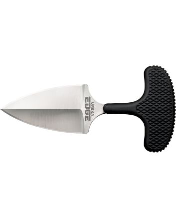 Cold Steel CS43XL Urban Edge2.50" Fixed Plain Stone Washed Japanese AUS-8A SS Blade/Black Kray-Ex Handle