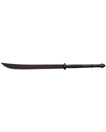 Cold Steel CS97THAMS Thai22" Black Matte Baked-On Anti Rust 1055 Carbon Steel Blade/ Flat, Oval Black w/Steel Guards Polypropylene Handle 36.50" Long Includes Sheath