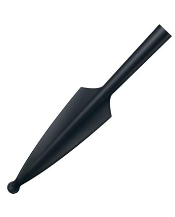 Cold Steel CS92R95 Spear Head Trainer 10.66" Fixed Plain Black Santoprene Blade 6.33" Black Santoprene Handle