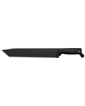 Cold Steel CS97BTMS Tanto13" Black Matte Baked-On Anti Rust 1055 Carbon Steel Blade/ Black Polypropylene Handle 15.63" Long Includes Sheath