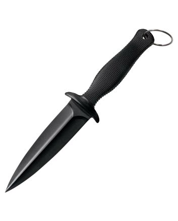 Cold Steel CS-92FBA FGX Boot Blade II 5" Fixed Plain Black Griv-Ex Blade/Black Checkered Kray-Ex Handle