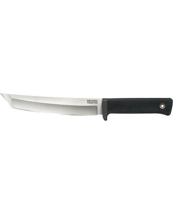 Cold Steel CS-35AM San Mai Recon 7" Fixed Plain Tanto VG-10 San Mai Blade/Black Textured Kray-Ex Handle