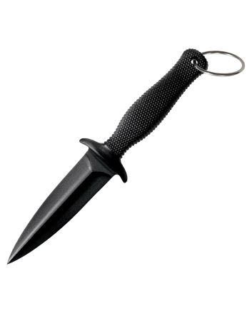 Cold Steel CS-92FBB FGX Boot Blade II 3.25" Fixed Plain Black Griv-Ex Blade/Black Checkered Kray-Ex Handle