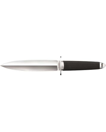 Cold Steel CS-35AA San Mai Tai Pan 7.50" Fixed Spear Point Plain VG-10 San Mai Blade/ Black Textured/Oval Kray-Ex Handle Includes Sheath