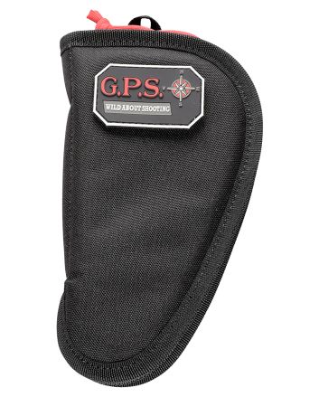 GPS Bags 1004CPCB Discreet Casew/ Black Finish w/ Lockable Zipper for 4" or Less Barrel Handgun