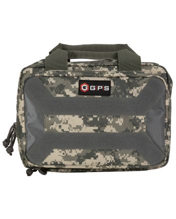 GPS Bags PC15ACU Pistol CaseGray Digital 600D Polyester Holds 1 Handgun