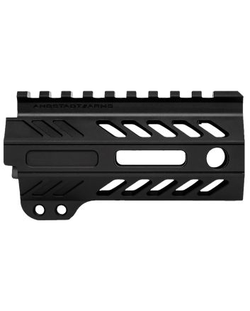 Angstadt Arms AA004HGMLT Ultra Light Handguardmade of Aluminum with Black Anodized Finish, M-LOK Style, Picatinny Rail &amp; 4" OAL for AR-15 Includes Hardware
