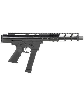 Tactical Superiority SIA-TAC09-085RD Tac-99mm Luger 8.50" Black Hard Coat Anodized Rec Picatinny Rail End Cap Black A2 Grip Includes Red Dot