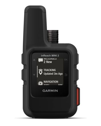 Garmin 010-02602-01 inReach Mini 2 Satcom Communication/SOS/Maps Black Internal Rechargeable Lithium Battery Bluetooth/ANT+ GPS Yes