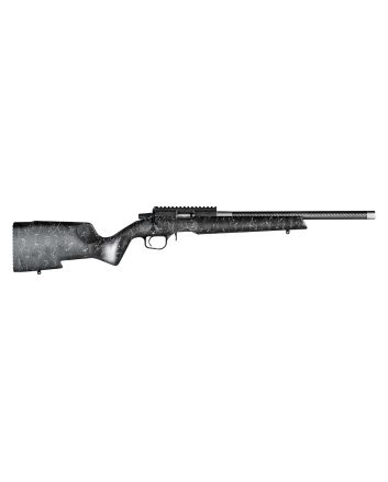 Christensen Arms 8011200200 Ranger22 LR 10+1 18" Carbon Fiber/Threaded Barrel, Black Anodized Finish, Black with Gray Webbing Stock
