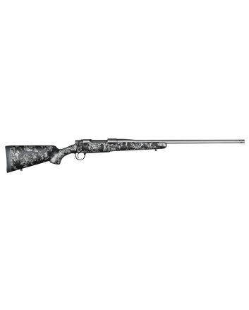 Christensen Arms 8010107800 Mesa FFT 7mm Rem Mag 3+1 22" Threaded Barrel, Tungsten Gray Cerakote, Black with Gray Webbing Stock