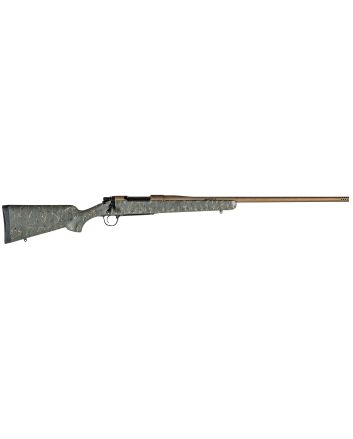 Christensen Arms 8010201700 Mesa Long Range 300 PRC 3+1 26" Threaded Barrel, Burnt Bronze Cerakote, Green with Black/Tan Webbing Stock