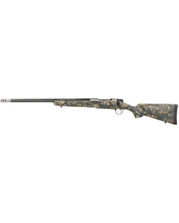 Christensen Arms 8010617100 Ridgeline FFT 6.5 Creedmoor 4+1 20" Carbon Fiber/Threaded Barrel, Stainless Steel, Green with Black/Tan Accents Stock, Left Hand