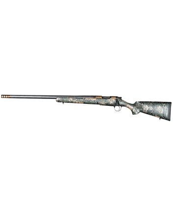 Christensen Arms 8010621300 Ridgeline FFT 300 Win Mag 3+1 22" Carbon Fiber/Threaded Barrel, Burnt Bronze Cerakote, Green with Black/Tan Accents Stock, Left Hand