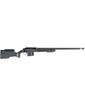 Christensen Arms 8010400100 BA Tactical Long Range 6.5 PRC 4+1 26" Carbon Fiber Barrel, Black Nitride Finish, Black with Gray Webbing Stock