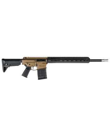 Christensen Arms CA112113137232 CA-10 G26.5 Creedmoor 20+1 20" Barrel, Brunt Bronze Cerakote Metal Finish, Black Adjustable BCM Gunfighter Stock, Black Polymer Grip