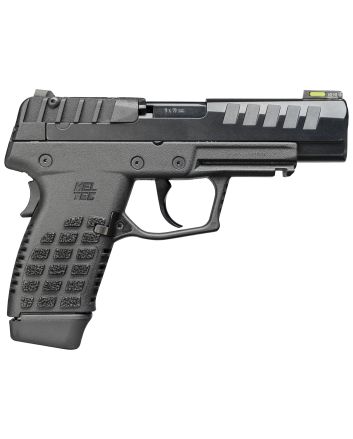Kel-Tec P15BLK P15Compact Frame 9mm Luger 15+1 4" Black Steel Barrel, Black Nitride Serrated Steel Slide, Black Polymer Frame w/Picatinny Rail, Black Stippled Grip, Ambidextrous