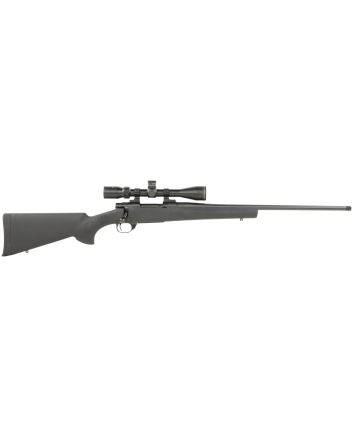 Howa HGP265B M1500 Gamepro Gen2 6.5 Creedmoor 5+1 22" Threaded Barrel, Blued Metal Finish, Black Fixed Hogue Pillar-Bedded Overmolded Stock, Includes 4-12x40mm Scope