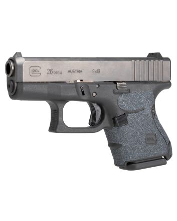 Hogue 18649 Wrapter Adhesive Grip made of Heavy Grit with Black Finish for Glock 26, 27, 33 Gen 4