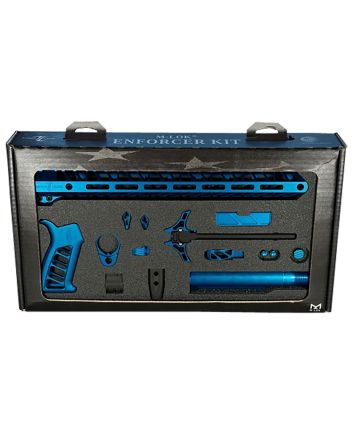 Timber Creek Outdoors TCOEKB Enforcer Complete Build Kit Blue Anodized for AR-15