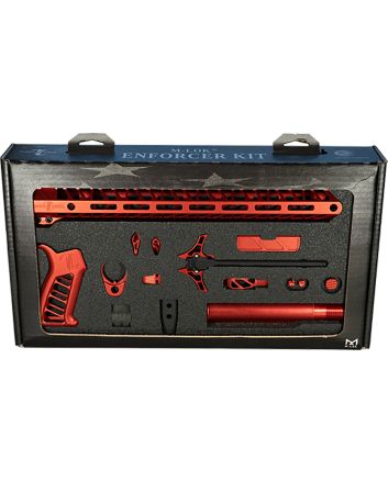 Timber Creek Outdoors TCOEKR Enforcer Complete Build Kit Red Anodized for AR-15