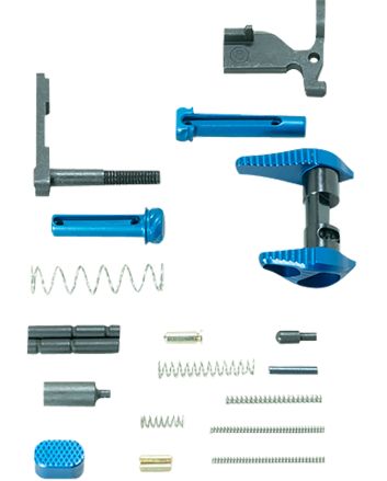 Timber Creek Outdoors ARLPKB Lower Parts KitBlue Anodized Aluminum for AR-15