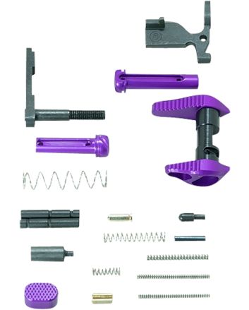 Timber Creek Outdoors ARLPKPPA Lower Parts KitPurple Anodized Aluminum for AR-15
