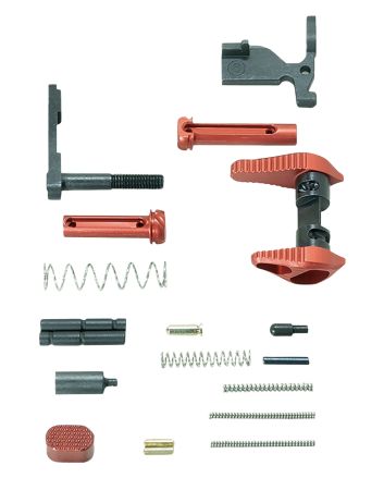 Timber Creek Outdoors ARLPKR Lower Parts KitRed Anodized Aluminum for AR-15