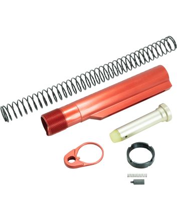 Timber Creek Outdoors ARBTKR Buffer Tube KitRed Anodized for AR-15