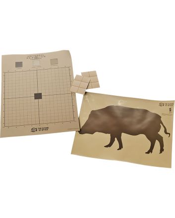 ATN ACMKIRTGBR Thermal Target Kit Boar Paper 30" x 24" Brown Includes 12 Plasters/2 Targets