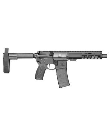 Smith &amp; Wesson 13658 M&amp;P15223 / 5.56 NATO 7.50" Armornite Barrel 30+1, Fixed Arm Brace, Black Interchangeable Palmswell Grip Inserts, Manual Safety, Straight Buffer Tube, Optics Ready