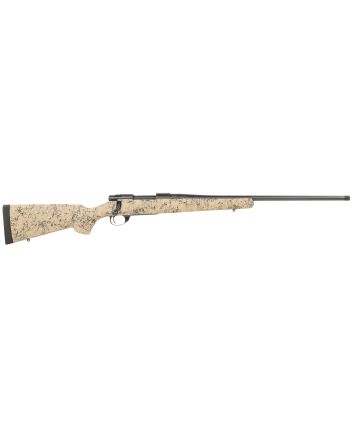 Howa HHS43164 M1500 HS Precision 308 Win 5+1 22" Threaded Barrel, Black Metal Finish, Tan Black Webbed Fixed HS Precision Stock