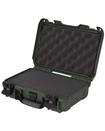 Nanuk 9091006 909Waterproof &amp; Airline Approved Olive Resin w/ Cubed Foam 11.44" L x 7" W x 3.68" H Interior Dimensions