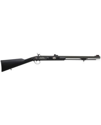 Traditions R3300850 Deerhunter50 Cal Percussion 24" Blued Octagon Barrel, Black Synthetic Stock