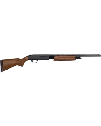 Mossberg 57120 505 Bantam Youth 410 Gauge Pump 3" 4+1 20" Blued Steel Vent Rib Barrel, Blued Steel Receiver, Fixed Hardwood Stock, Right Hand, Modified Choke