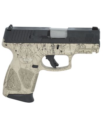 Taurus 1-G3C931-SP3 G3c9mm Luger Caliber with 3.20" Barrel, 12+1 Capacity, Matte Black Tenifer Steel Slide, &amp; Flat Dark Earth with Black Splatter Polymer Frame/Grip Includes 3 Mags