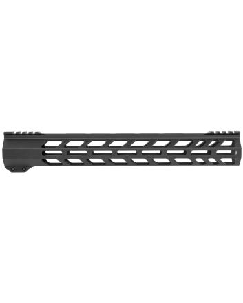 TacFireA.C.E. High Profile M-Lok Handguard 15" Black Hardcoat Anodized Aluminum for 308 Win AR-10
