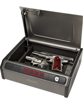 Hornady 97436 Rapid SafeRFID Access Code Key Entry Gray Steel Holds 2 Handguns