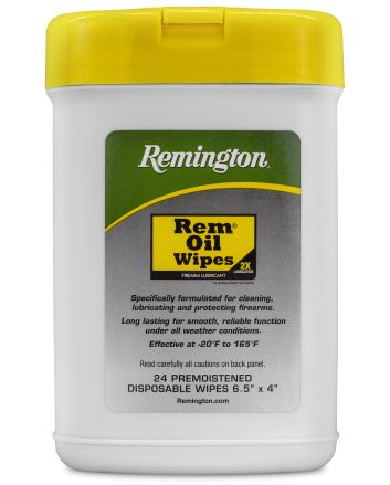 Remington Accessories 16325 Rem OilCleans/Lubricates/Protects Wipes 24 Count