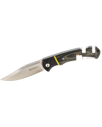Remington Accessories 15639 Hunter Lock Back Folding Stainless Steel Blade Multi-Color G10 Handle