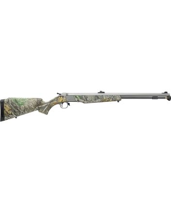 CVA PR2118S Wolf V2 50 Cal 209 Primer 24" Matte Stainless Barrel/Rec Realtree Edge Synthetic Stock Fiber Optic Sights