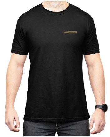 Magpul MAG1267001S Smooth &amp; MildBlack Cotton Short Sleeve Small
