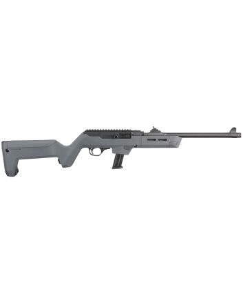 Ruger 19130 PC Carbine9mm Luger 17+1 16.10" Threaded/Fluted Barrel, Type III Hard Coat Anodized Aluminum Alloy Receiver, Stealth Gray Magpul PC Backpacker Stock, Optics Ready