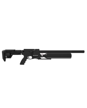Crosman BPG22S Gunnar Air Rifle Pre-Charged Pneumatic 22 Black Black Receiver Black Adjustable Stock