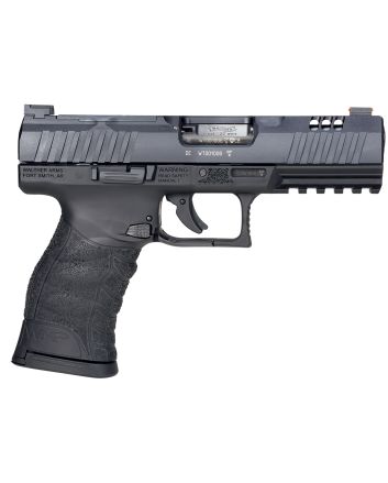 Walther Arms 5220300 WMP Optic Ready 22 WMR 15+1 4.50" Stainless Steel Barrel, Black Optic Ready/Serrated Slide, Black Polymer Frame w/Picatinny Rail, Black Polymer Grip, Ambidextrous