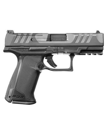 Walther Arms 2871831 PDP F-Series 9mm Luger 10+1 4" Black Steel Barrel, Black Optic Ready/Serrated Slide, Black Polymer Frame w/Picatinny Rail, Black Performance Duty Texture Grips, Ambidextrous